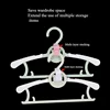 30pcs Mini Hanger for Wardrobe Connector Hangers Save Wardrobe Space Hook Up Cascading Plastic Coat Organizer Clothing 2