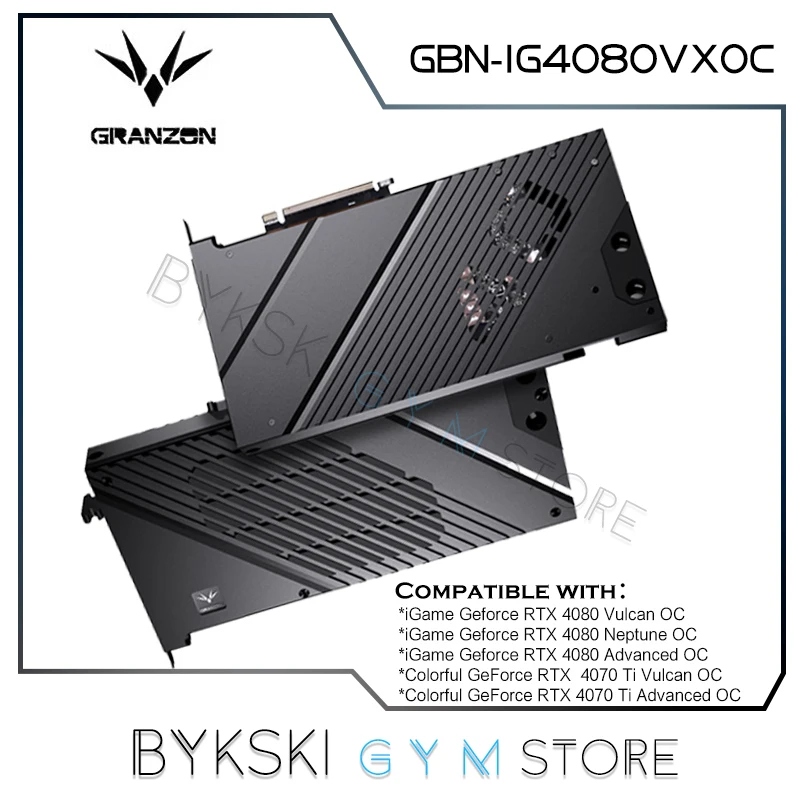 Granzon Gpu Water Cooler Per Colorful Geforce Rtx 4070Ti 4080 Vulcan/Neptune/Advanced Oc Card,Pc Cooler Radiatore Gbn-Ig4080Vxoc