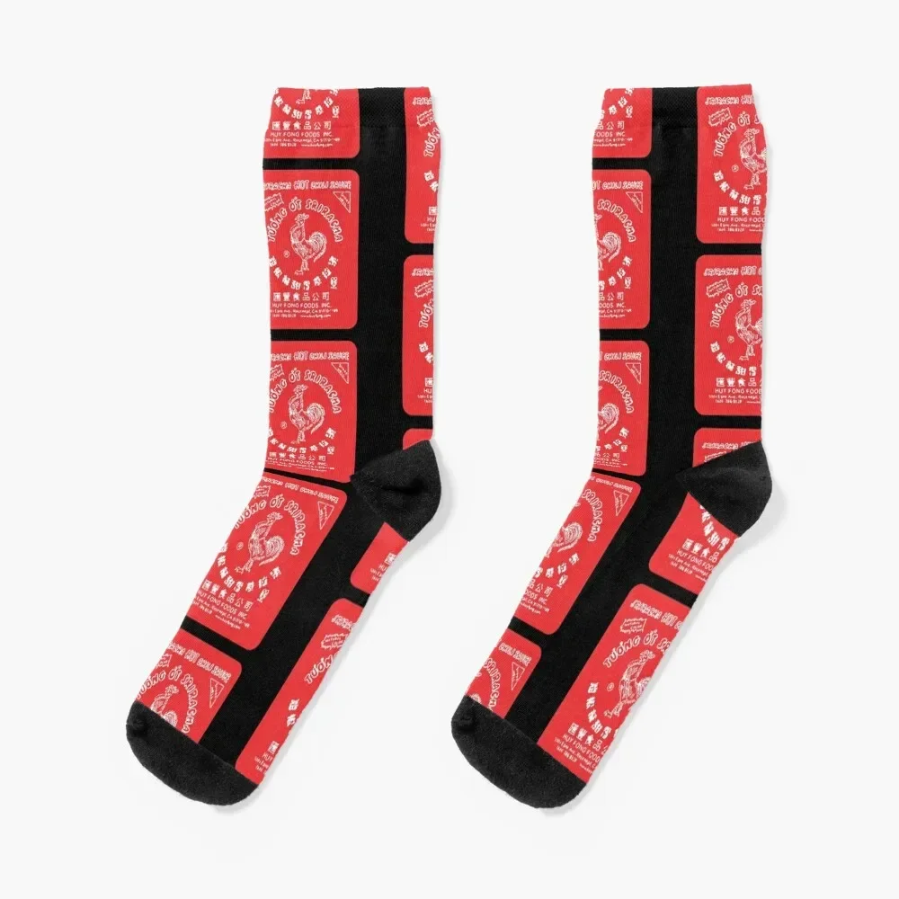 

sriracha hot chili sauce Socks winter socks men funny gift