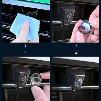 2 coperture protettive per telecamere per auto – anteriori e posteriori, 360 °   Protezione da pioggia, neve, sabbia e detriti