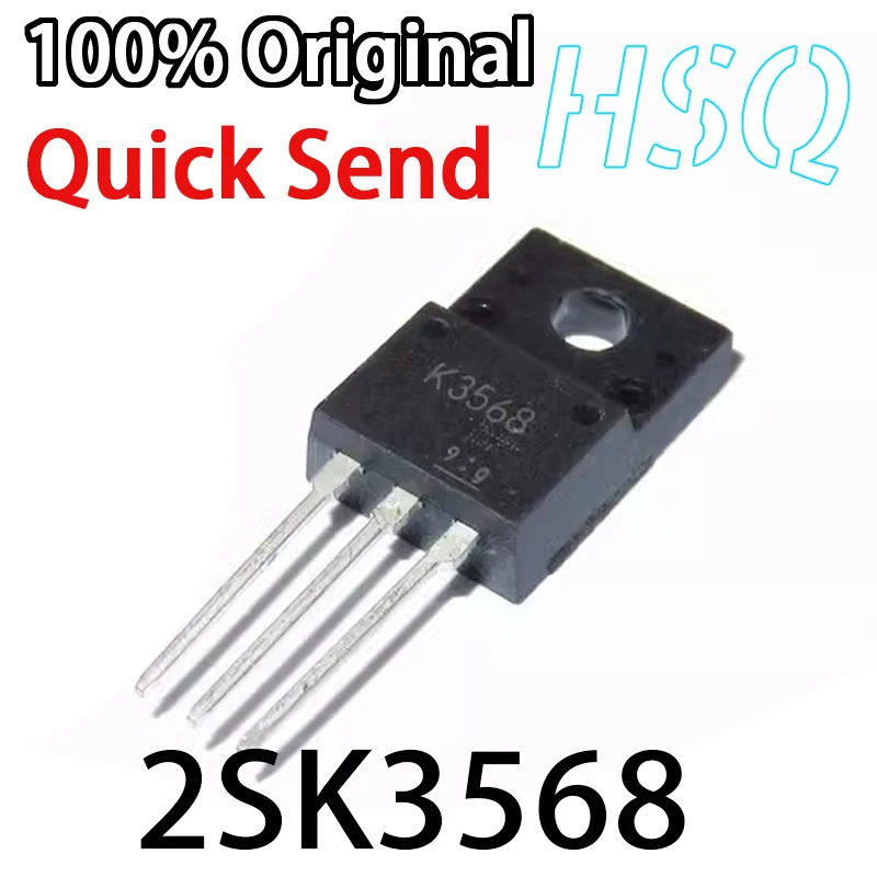 

ТРАНЗИСТОР полевого эффекта 2SK3568 TO220F, транзистор K3568 12A50 0 В, 1 шт., новый запас