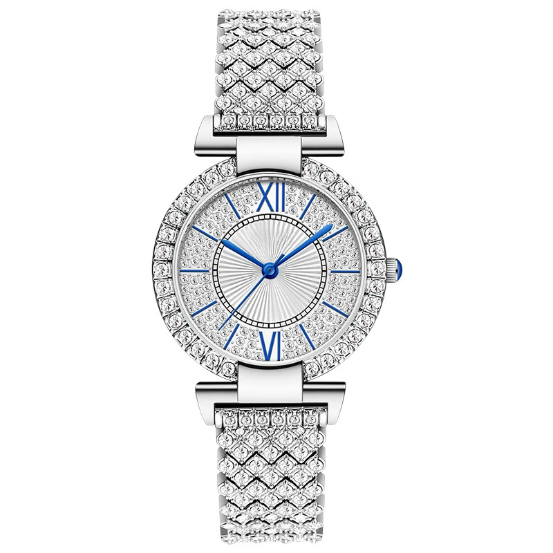 Stylish Ladies' Quartz Watch | Elegant Bracelet & Diamond Embellishments