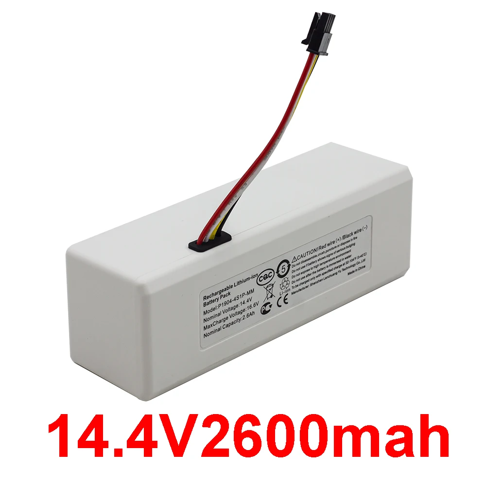Batteria P1904-4S1P-MM Per Xiaomi Mijia 1C STYTJ01ZHM – 14.4V 6500mAh, Ricambio Per Robot Aspirapolvere