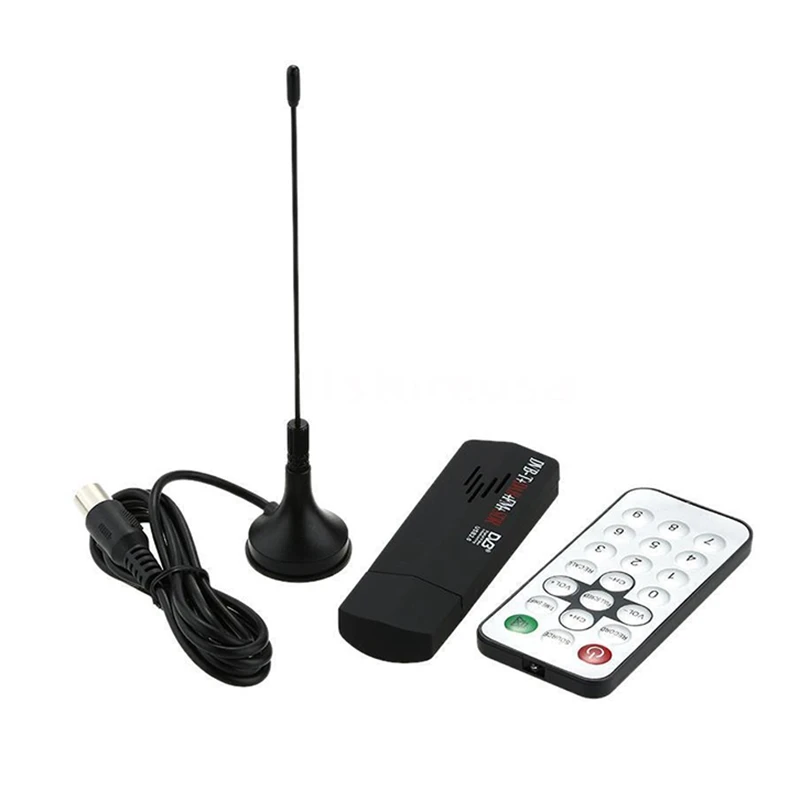 SODIAL FM HDTV TV Empfaenger Receiver Stick RTL2832U DAB USB2.0 Digital DVB-T SDR R820T N6L1 