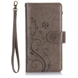 Premium Wallet Case with 6 Card Slots, Zipper Pocket, and Detachable Wrist Strap - Galaxy A57 (Gray)