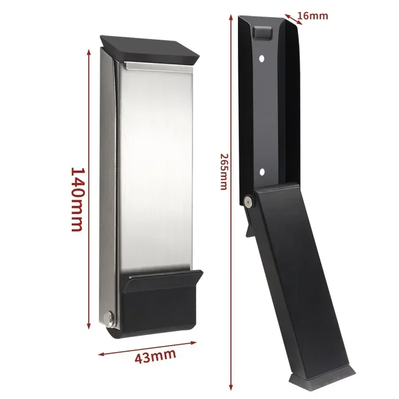 Durable Metal Windproof Door Stopper & Anti-Collision Gap Blocker