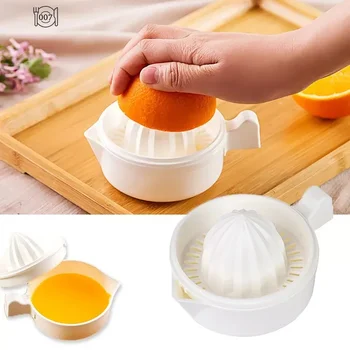 주방 수동 오렌지 착즙기 레몬 압착기, 플라스틱 과일 도구, 미니 믹서기 휴대용 시트러스 착즙기 기계, 주방 액세서리