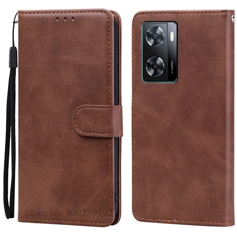 Luxury Wallet Leather Flip Phone Case - Stylish Protective Cover in Classic Design