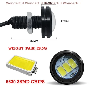 Luci LED Eagle Eye per auto; Lampeggianti per motociclette; Luci di retromarcia ad alta capacità; Illuminazione targa; Luci dei freni di sicurezza