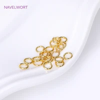DIY Jewelry Making Accessories 18K Gold Plated Brass Crimp Bead,Lobster Clasps,Protector For Jewelry,Supplies For Jewelry 6
