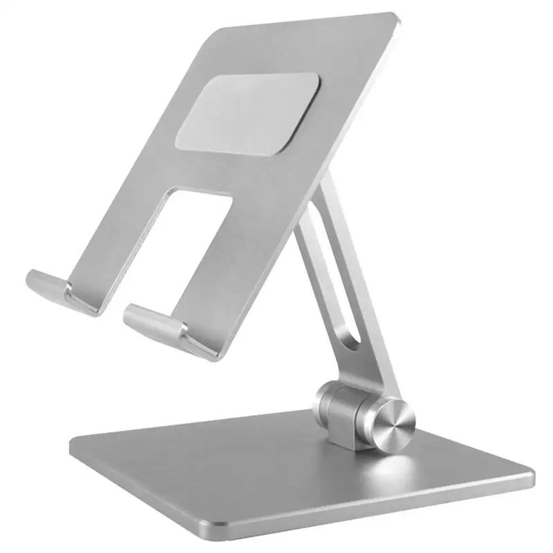 

Tablet Stand For Desk Stable Tablet Foldable Riser Dock Aluminum Tablet Mounts Desk Accessories Tablet Stands For Streaming