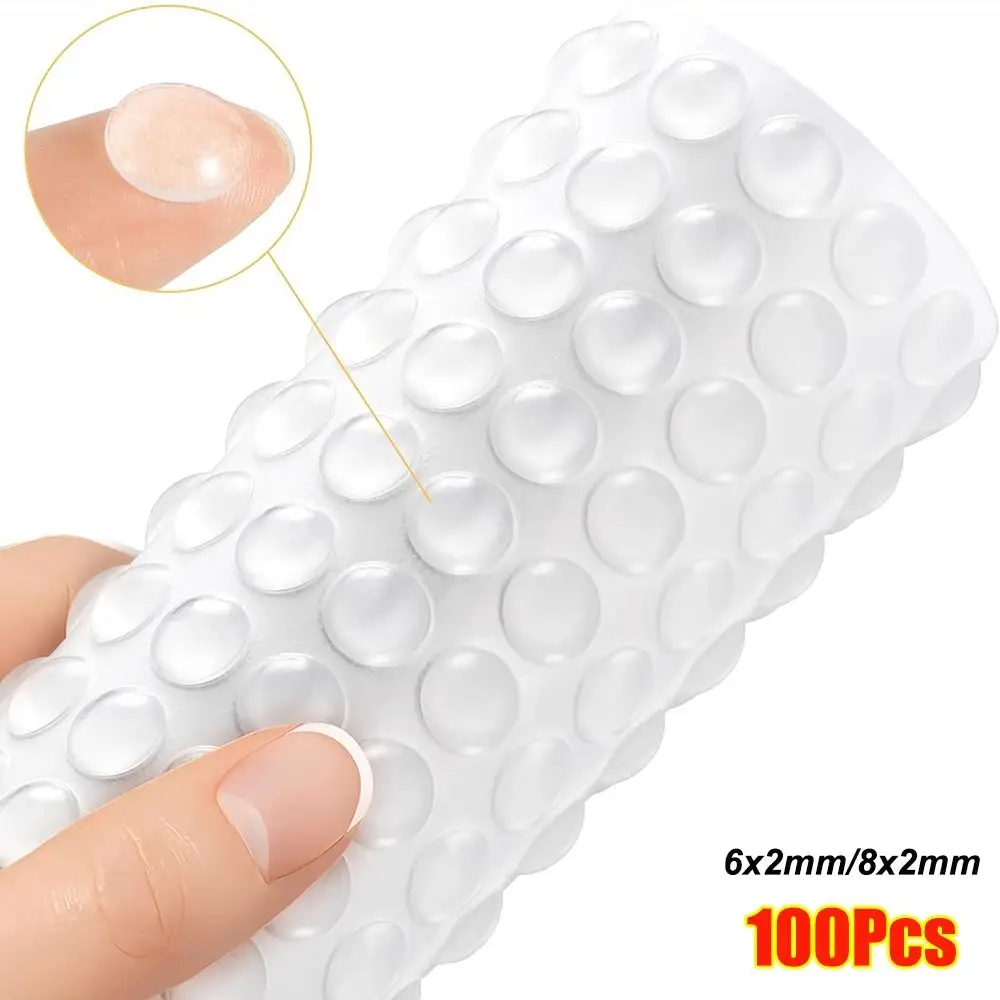 Clear Silicone Door Stopper Round Furniture Pads