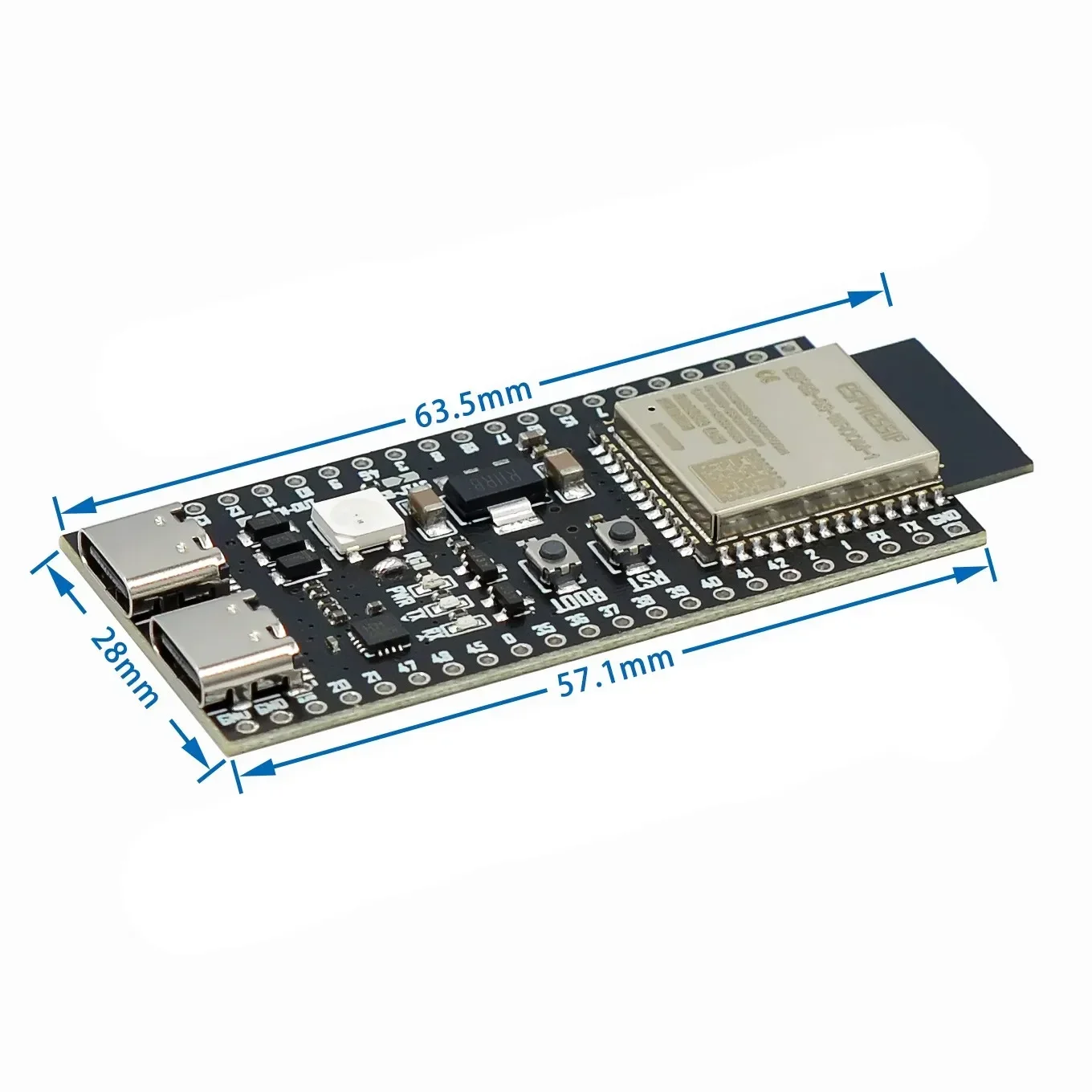 ตัวเลือกสินค้า บอร์ดพัฒนา ESP32-S3 ไร้สาย รองรับ WiFi Bluetooth BLE 5.0 Mesh