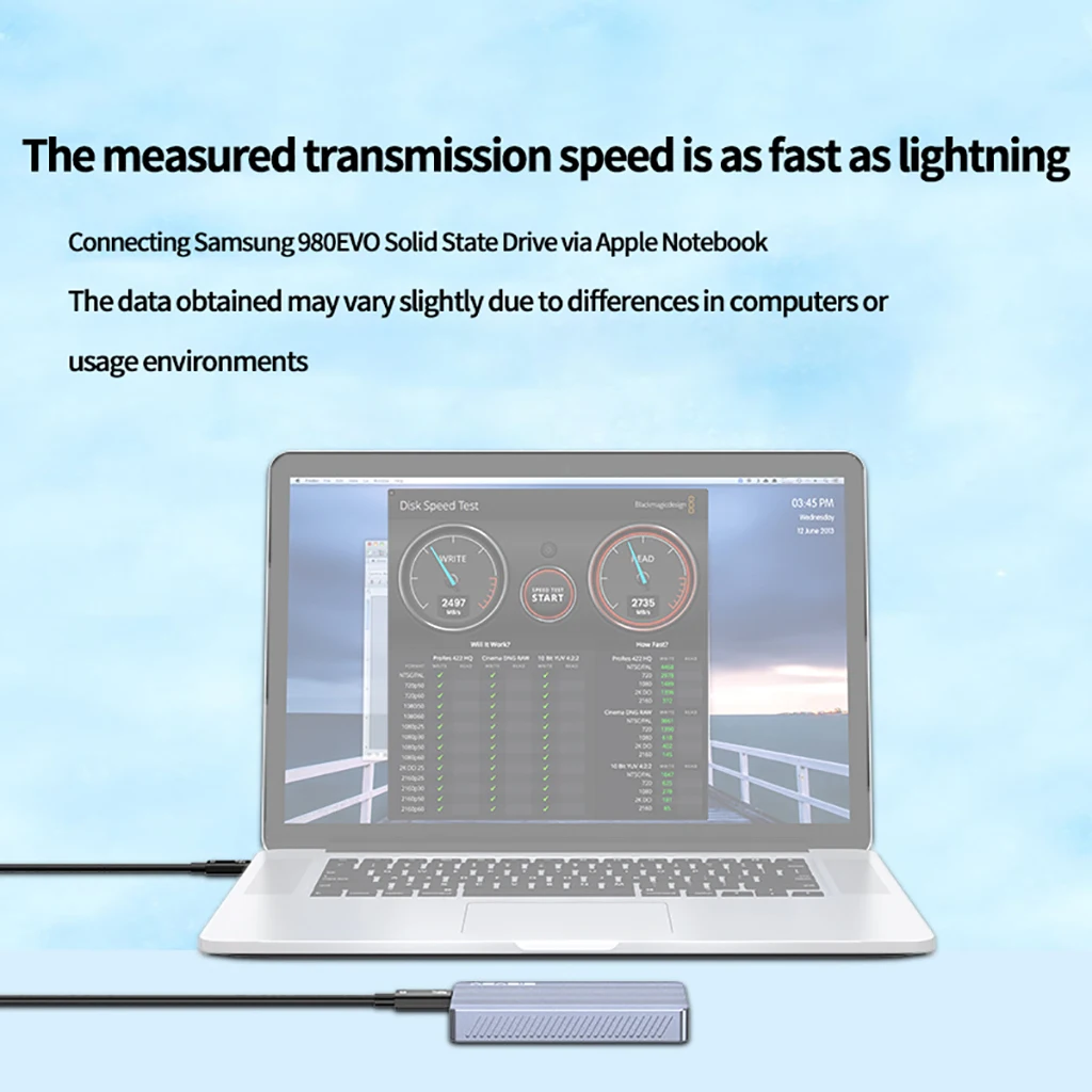 NVME M2 SSD ̽ USB 4.0, Ʈ ȣȯ ̽ M.2 SSD Ŭ, 40Gbps