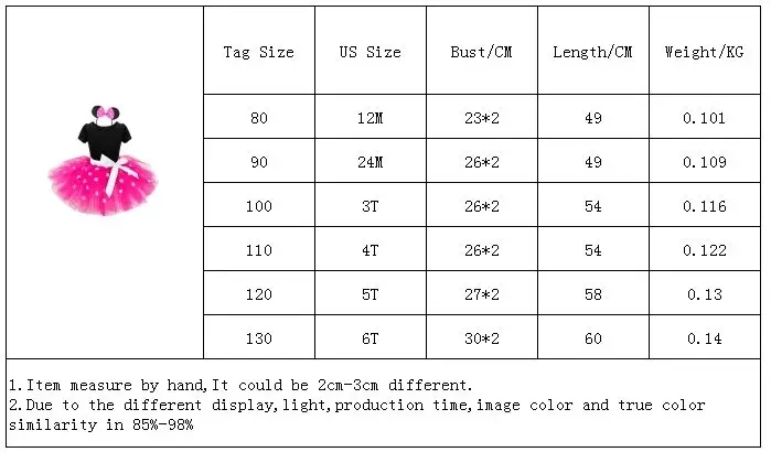 Mickey Minnie Mouse Cartoon Kids Short Sleeve Polka Dot Princess Dress Party Baby Girls Clothes Cosplay Costumes 1-6Y 2