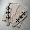 American Y2K Street Harajuku Sweater Gothic Punk Cross Personality Clothing Fashionable Round Neck Long-sleeved Tops Couples 1