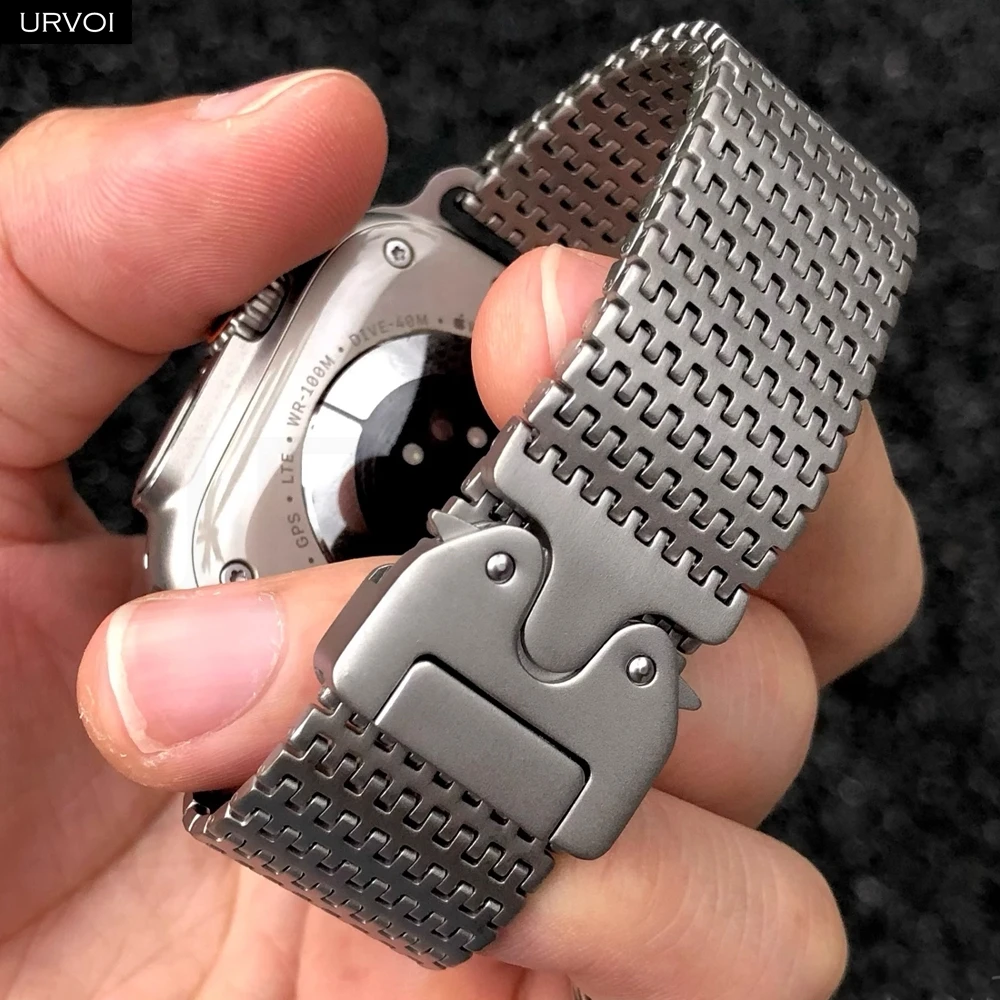 Premium Stainless Steel Mesh Strap with Parachute Buckle