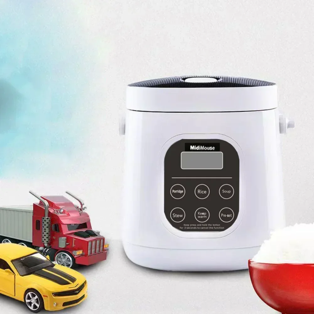New style  car home dual use Rice Cookers self-driving portable rice cooker 12v 24V 220V truck smart rice multi cooker 2