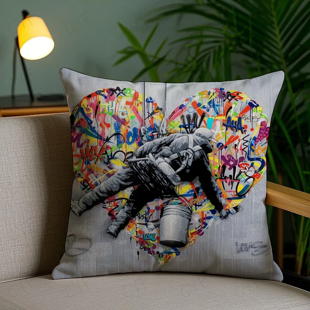 Embroidered Nordic Throw Pillow Covers