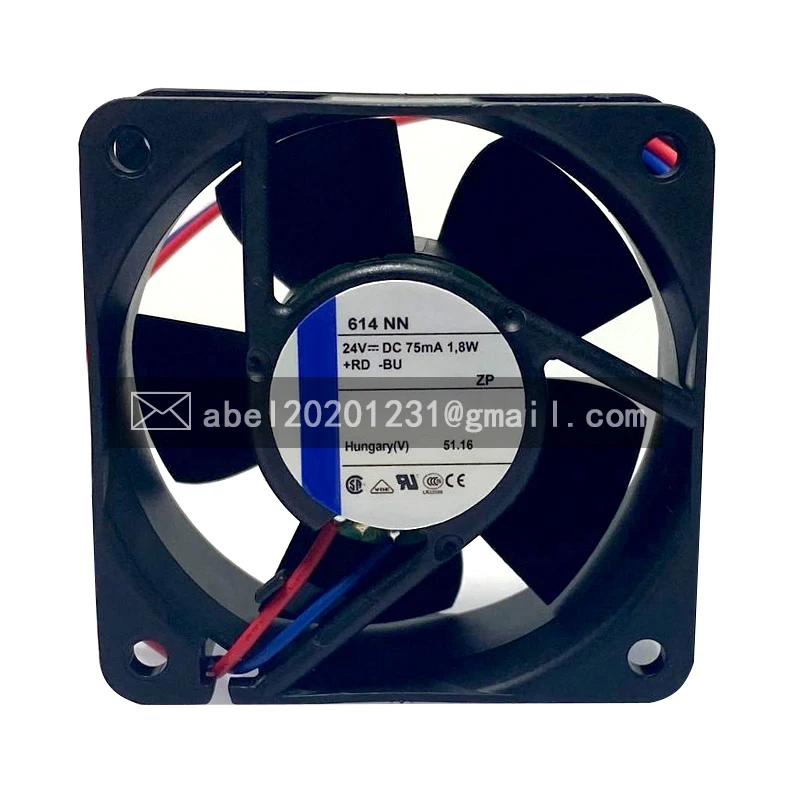 

Новый оригинальный 614NN 614 NN DC 24V охлаждающий вентилятор 6025 6 см 60*60*25 мм