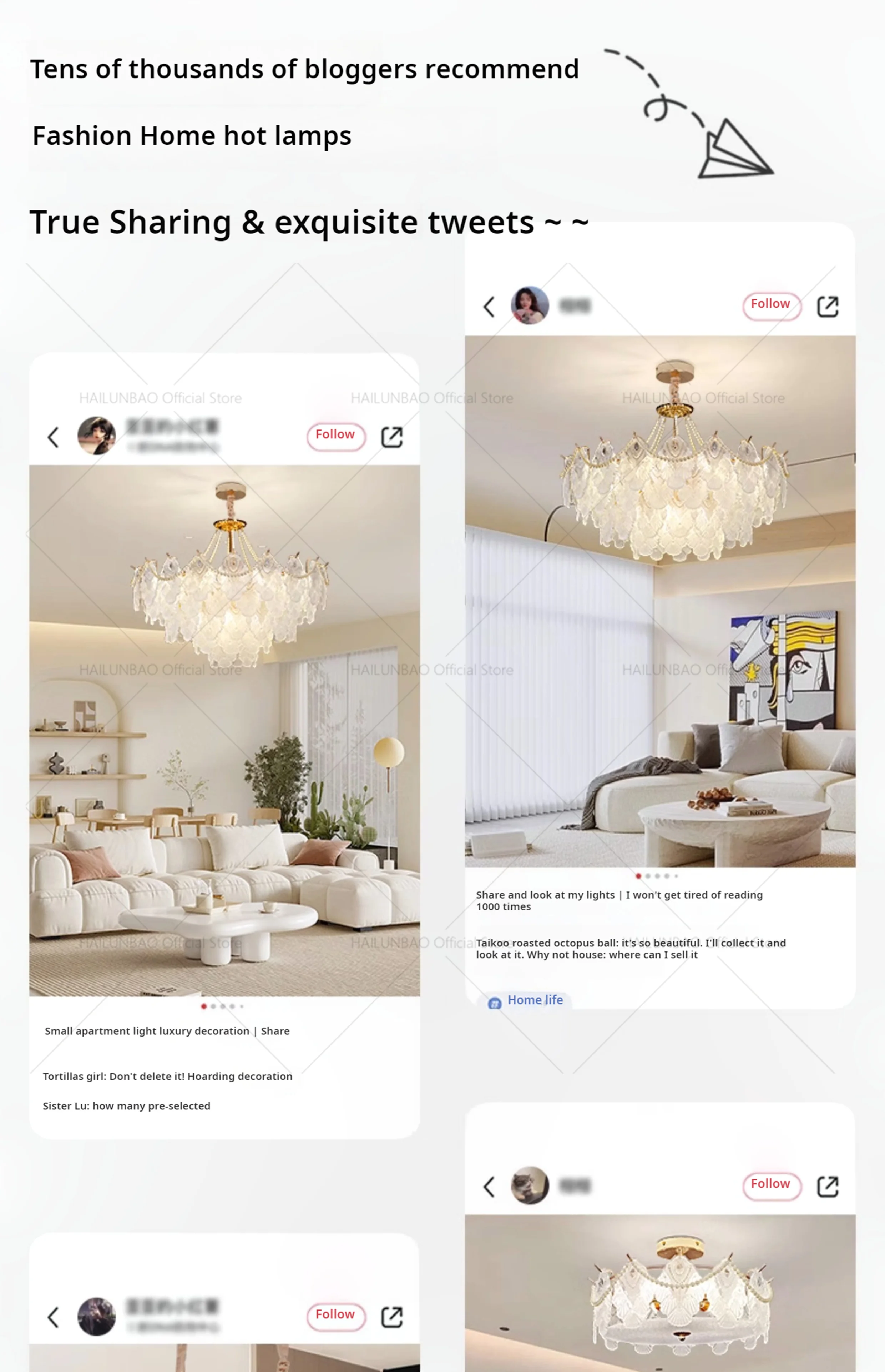 Description Picture 4 of item2024 New Crystal Chandelier Net Red French Cream Wind Light Luxury Master Bedroom High-End Rrestaurant Zhongshan Lamp Lighting