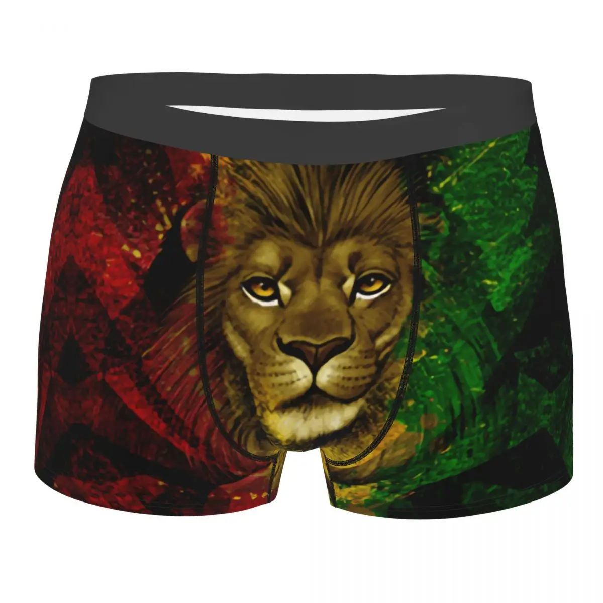 

Jamaican Rasta Lion Underwear Men Print Custom Jamaica Rastafarian Reggae Boxer Shorts Panties Briefs Soft Underpants