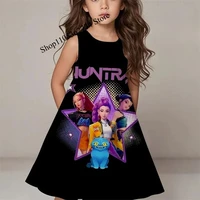 Robe sans manches Kpop « Demon Hunter » printemps/été - Robe mignonne et ludique pour la plage et les activités de plein air pour filles, tendance 6