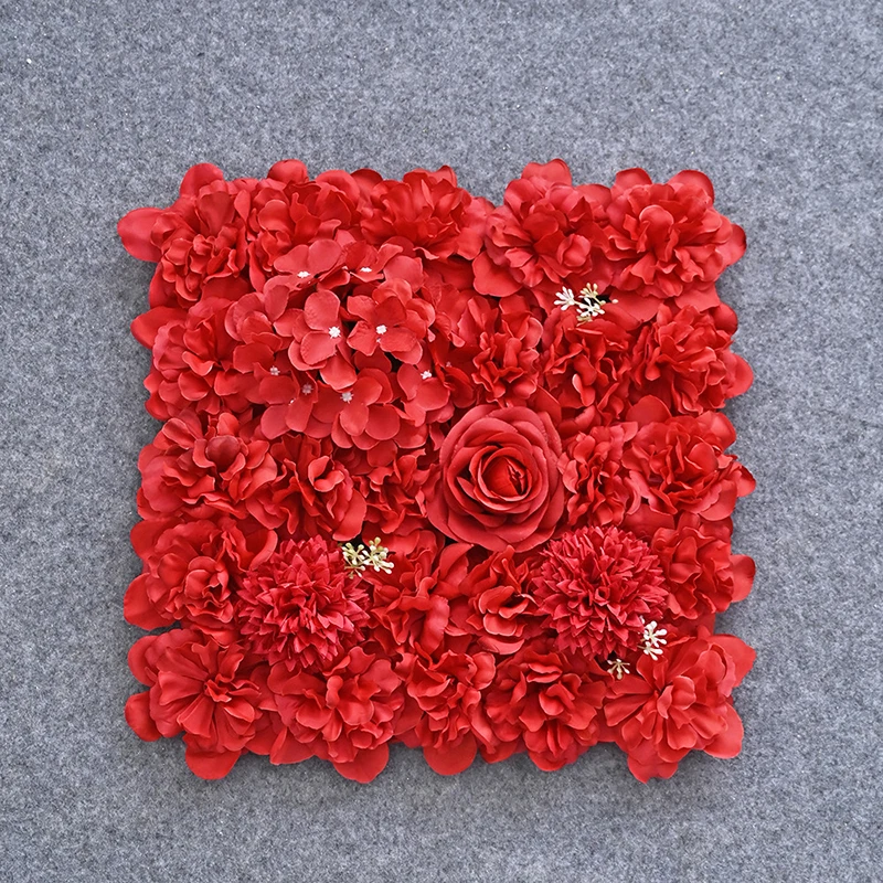 Artificial Silk Flowers Wall Panels