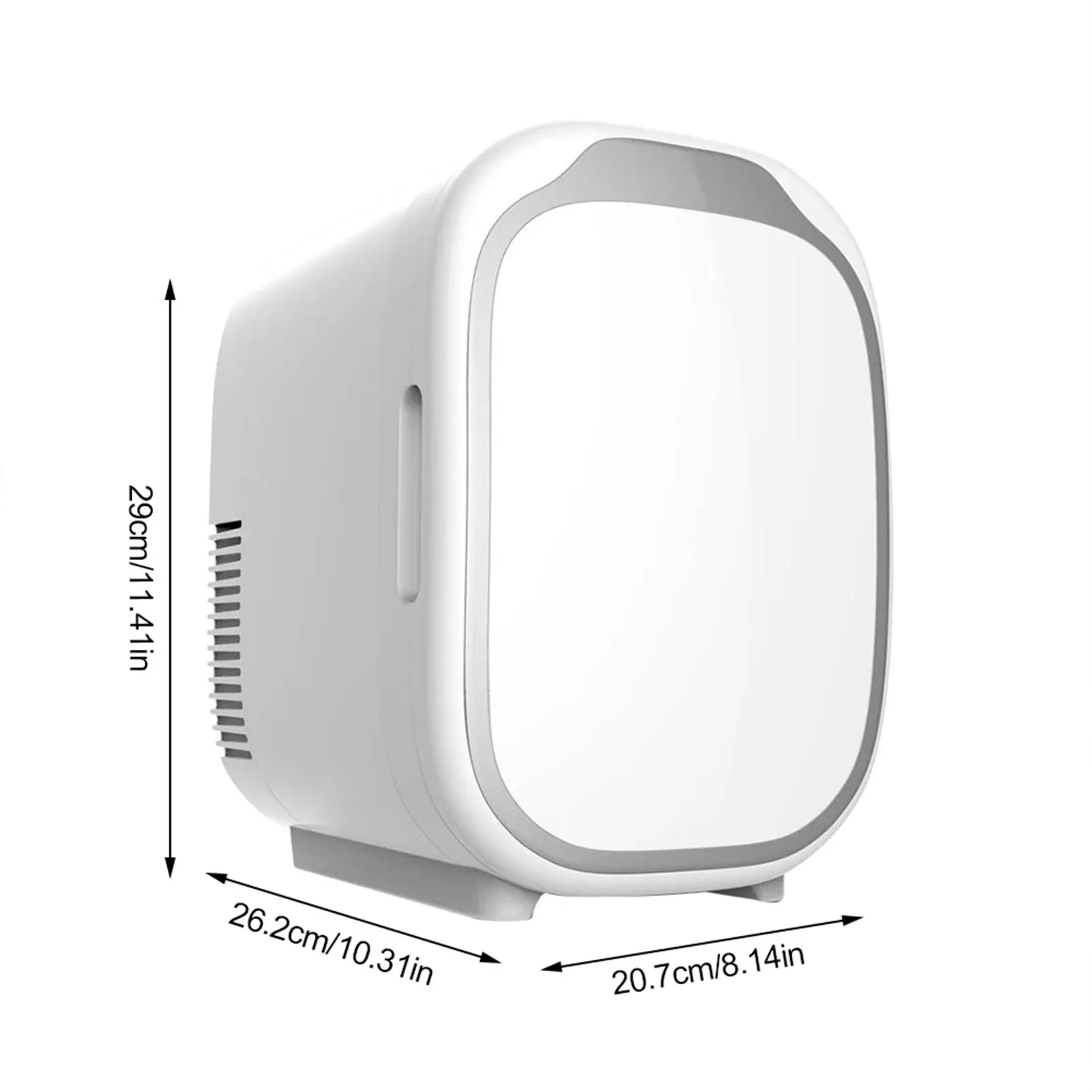 firares mini fridge Mini Makeup Fridge Refrigerator Small C ooler Warmer 6L DC 12V For Home Cosmetics Skincare Car Caravan Camping Boating Bar cooluli classic 4 liter small mini fridge