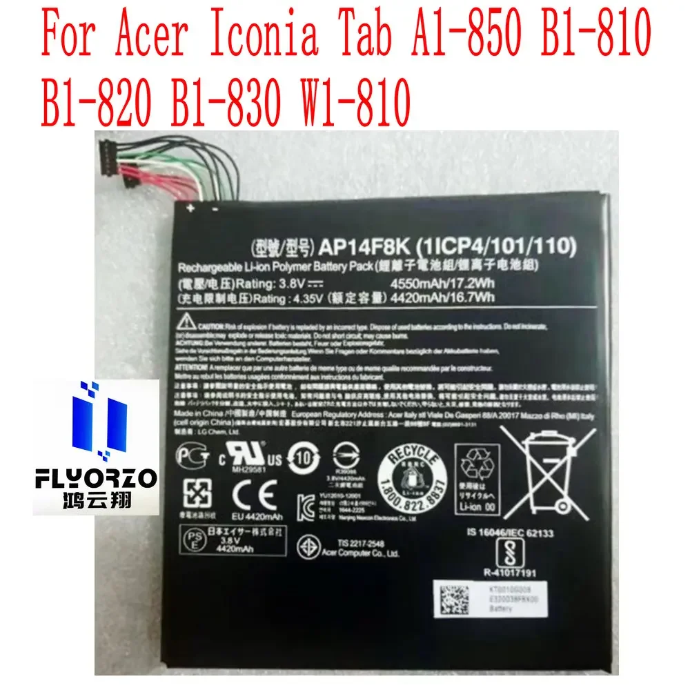 

New AP14F8K Battery for Acer Iconia Tab A1-850 B1-810 B1-820 B1-830 W1-810 Mobile Phone