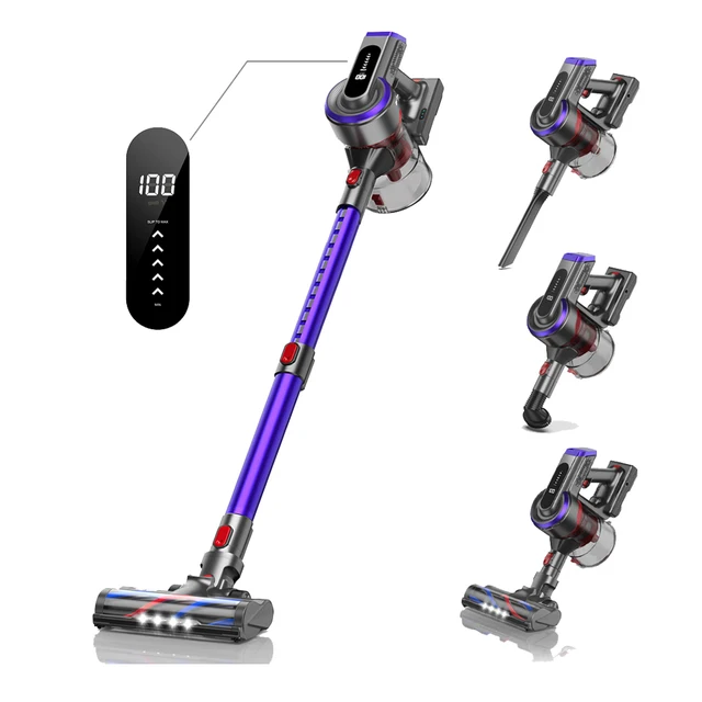 Powerful Cordless Vacuum Cleaner - 400W, 33000Pa, Touch Screen