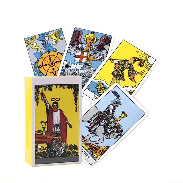 Vente chaude Rider Waite Tarot carte Divination usage personnel Tarot Deck Version anglaise espagnole Oracles Deck pour fille jeu de société 2
