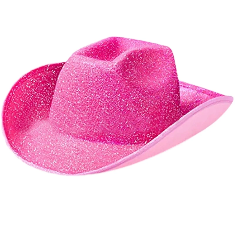 Space Cowgirl Hat For Adult Cowboy Hat With Sequins Surface Rave Hats