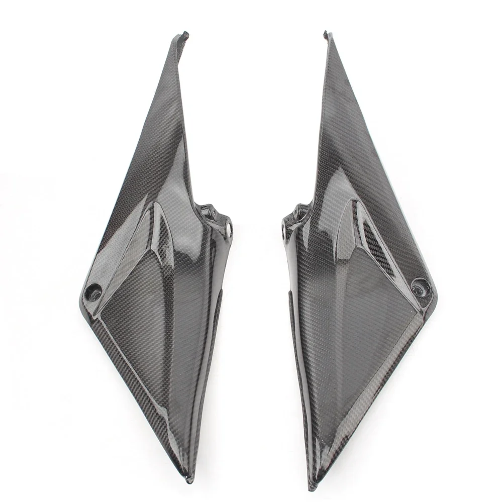 Carbon Fiber Gas Tank Side Fairing Panel Cowl For Honda CBR600RR F5 05-06 2005 2006