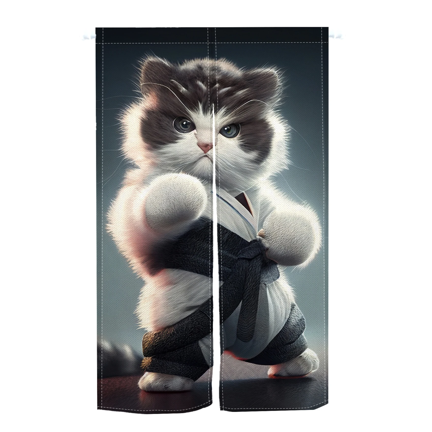 Japanese Sumo Noren Comics Sumo Door Curtain Dining Room Bedroom Printed Partition Kitchen Entrance Drape Hanging Half-curtains 6