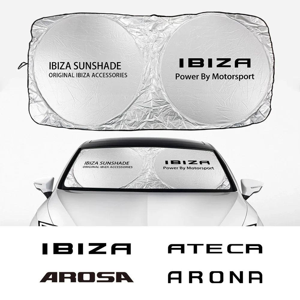 Car Windshield Sunshades Cover For Ibiza Ateca Arona Cordoba Toledo Altea Alhambra Arosa Exeo Mii Tarraco windshield sunshade car sunshade windshield sun shade