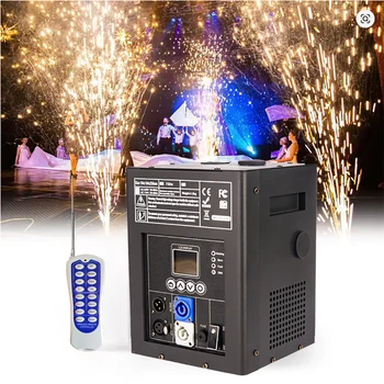 2pcs 750W Cold Spark Machine DMX Control Cold Flame Sprayer Black Electronic Spark Machine for DJ Disco Party Stage Equipment 5