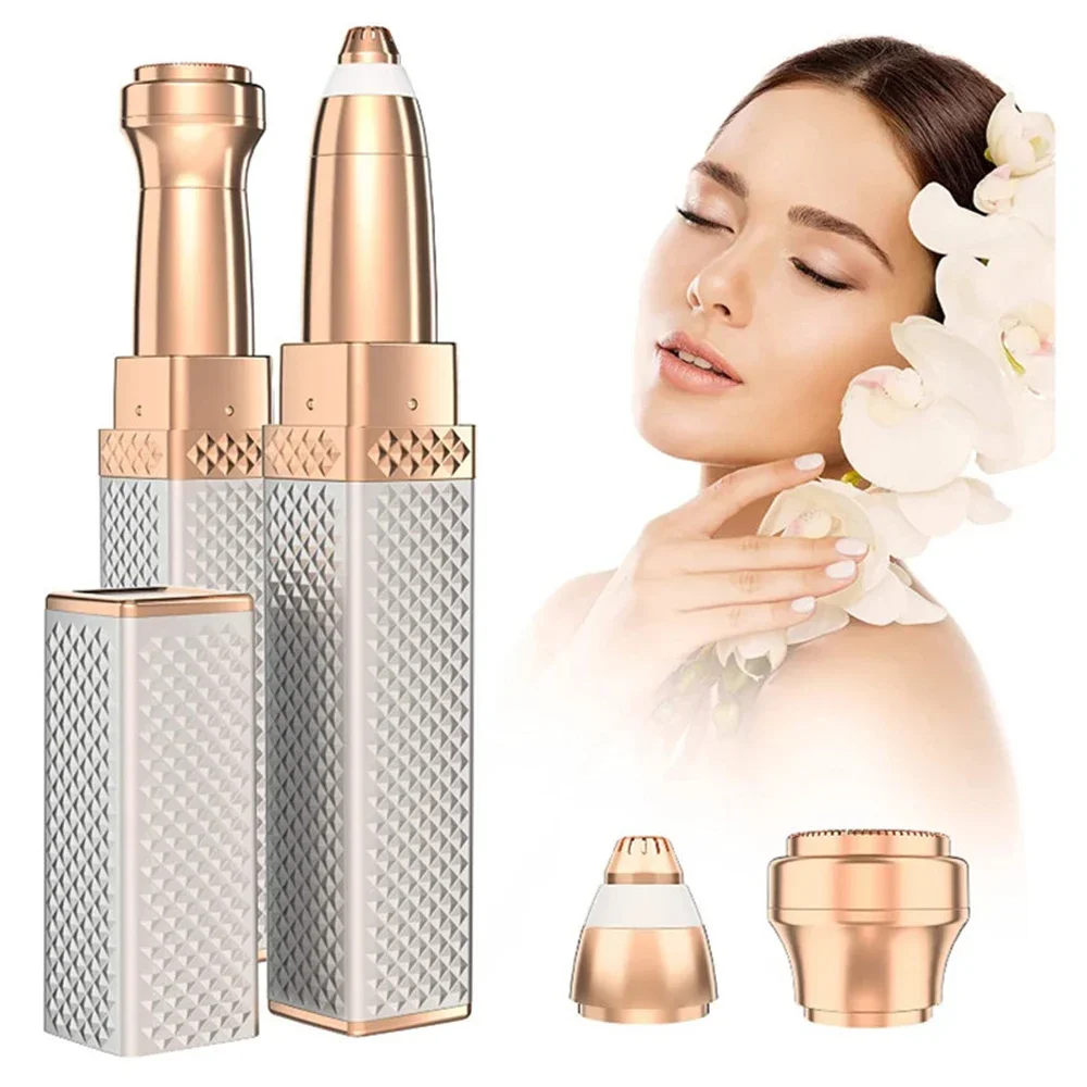 2025 Epilator Face Hair Removal Lipstick Shaver Electric Eyebrow Trimmer Women's Hair Remover Mini Shaver Epilator for Women