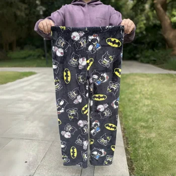 Nouveau Sanrio Y2k automne Hello kitty Batman pyjama pantalon