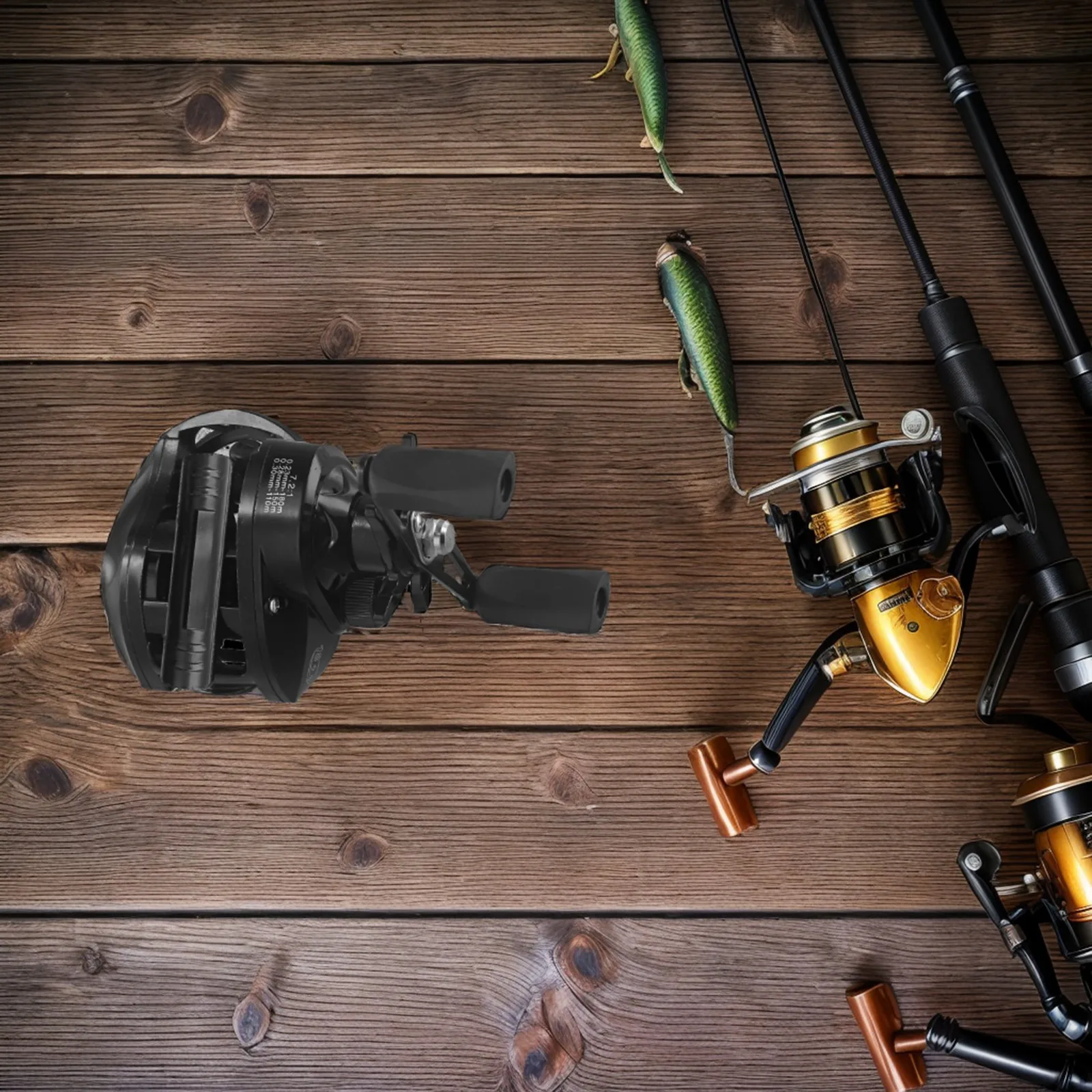 doomsday fishing lures Tackle Devastator Daiwa reel repair & Size:Water Pipe Connector (12 mm) bass baits ribbed body moves water
