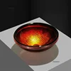 Unique Glass Bathroom Sinks for Balcony Modern Painted Transparent Basin Personalized Creative Designer Sink for Restaurant 2