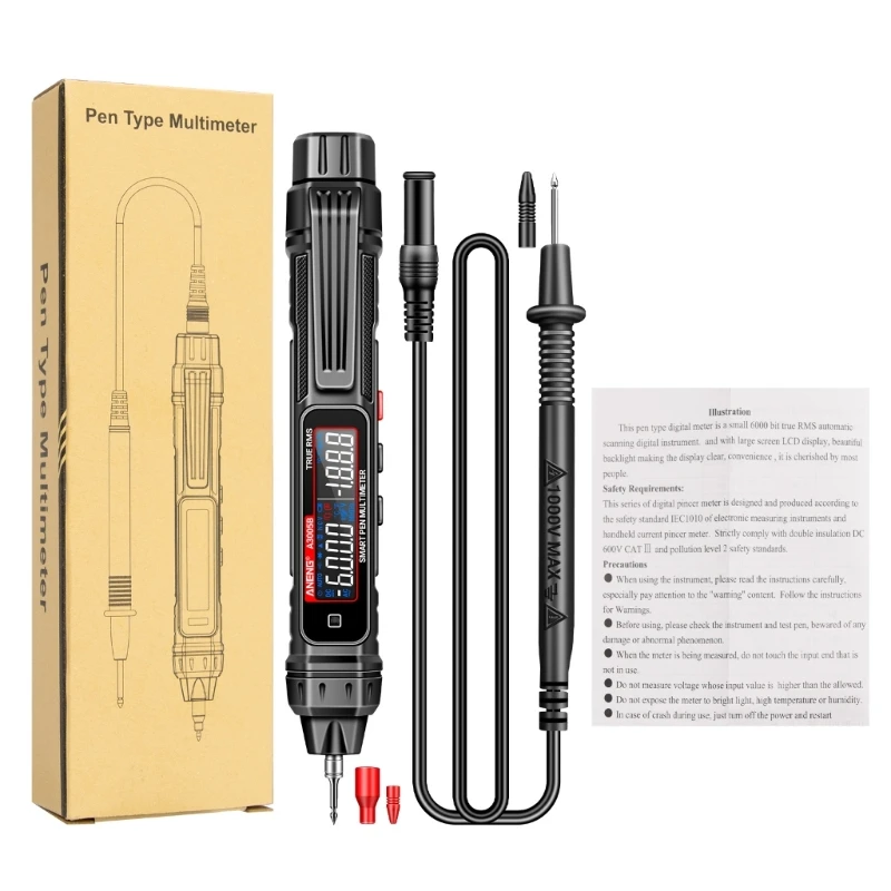 

A3005B Phase-Sequence Test Pen Detector Multimeter Ohm-Diode Tester Tool