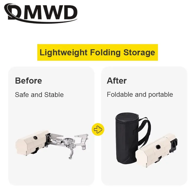 Portable Gas Stove Folding Cassette Stove Outdoor Camping Picnic Boiler Cooking Gas Furnace overpressurization protection