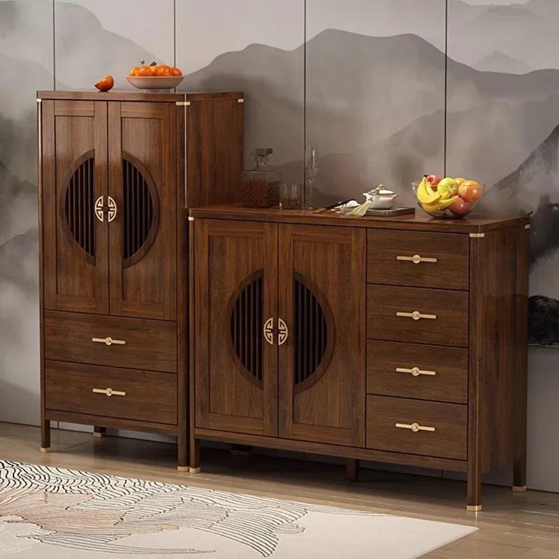 Kitchen Storage & Organization Sideboard Multifunction Home Furniture Luxury Multifunctional Aesthetic Room et Cabinet Wheel