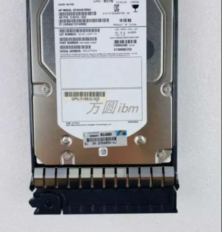 For 516828 B21 517354 001 600G SAS 3 5 15K server hard drive