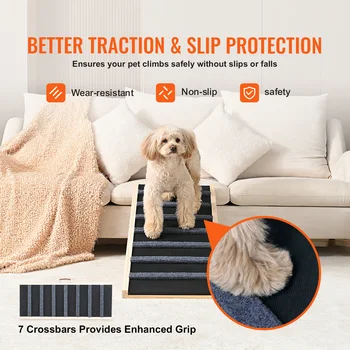 Adjustable Wooden Pet Ramp 5