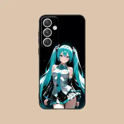 Vibrant Anime Miku Hatsune Shockproof Phone Case - Ultra Soft TPU Cover for Galaxy S20 FE (Black08)