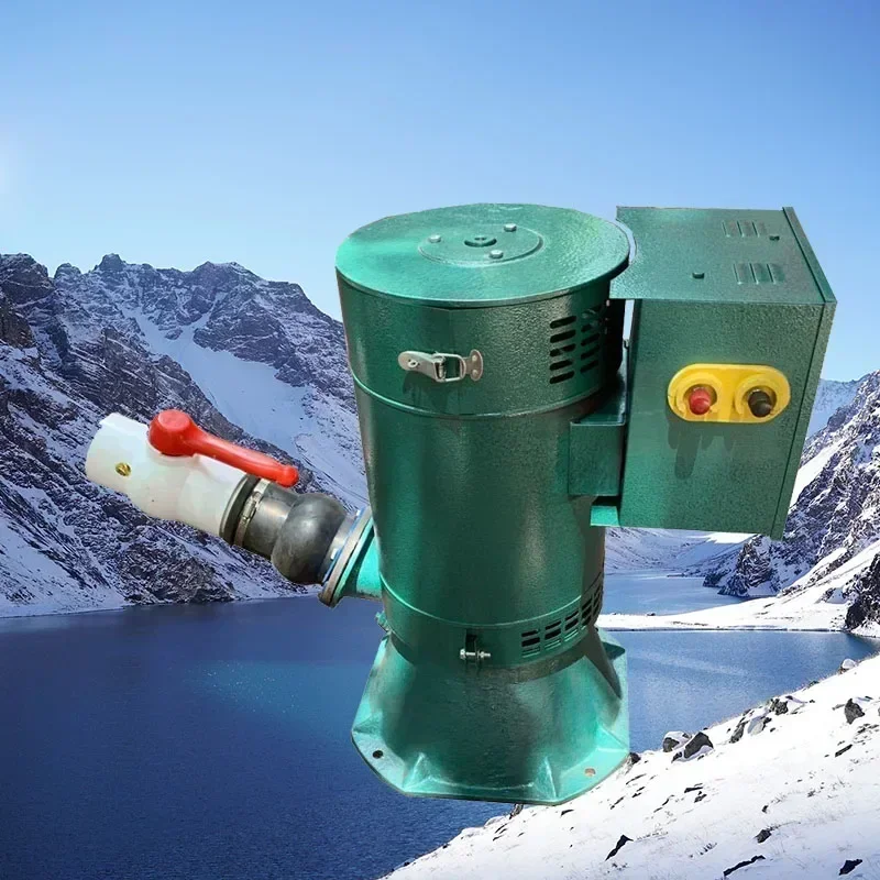 Electric Water Turbine Hydroelectric Generator 5KW 220V Alternative Power Energy Generator Lighting Charging 5000W