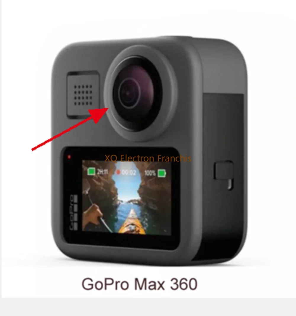 New Original Lens Glass Unit Assembly Part for GoPro MAX 360 Action Camera Repair Parts camera interface cover camera screw camera eyepiece camera battery adapter lens bayonet mount ring repair gopro display screen