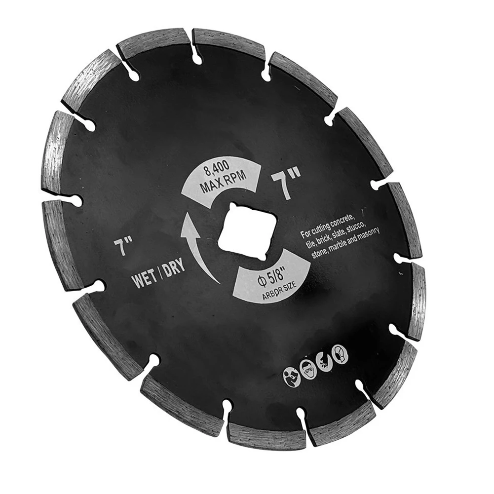 

Saw Blade Cutting Disc 180mm 7\" (179mm) Black Circular For Disc Marble Cutting Grinding Wheel Metal Precludes Overheating